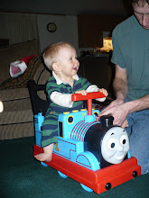 He Loves His Train!