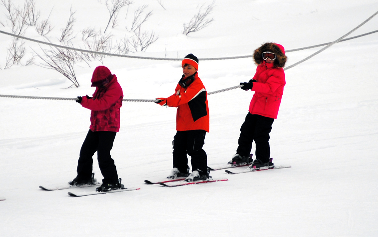 Four Men and a Lady Deseret News Ski School