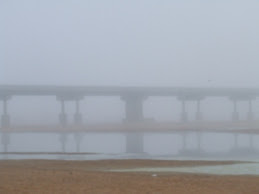 foggy start on the Yule river