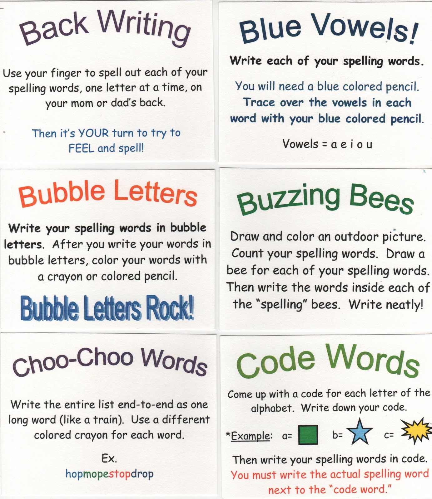 ELEMENTARY SCHOOL ENRICHMENT ACTIVITIES 72 SPELLING IDEAS