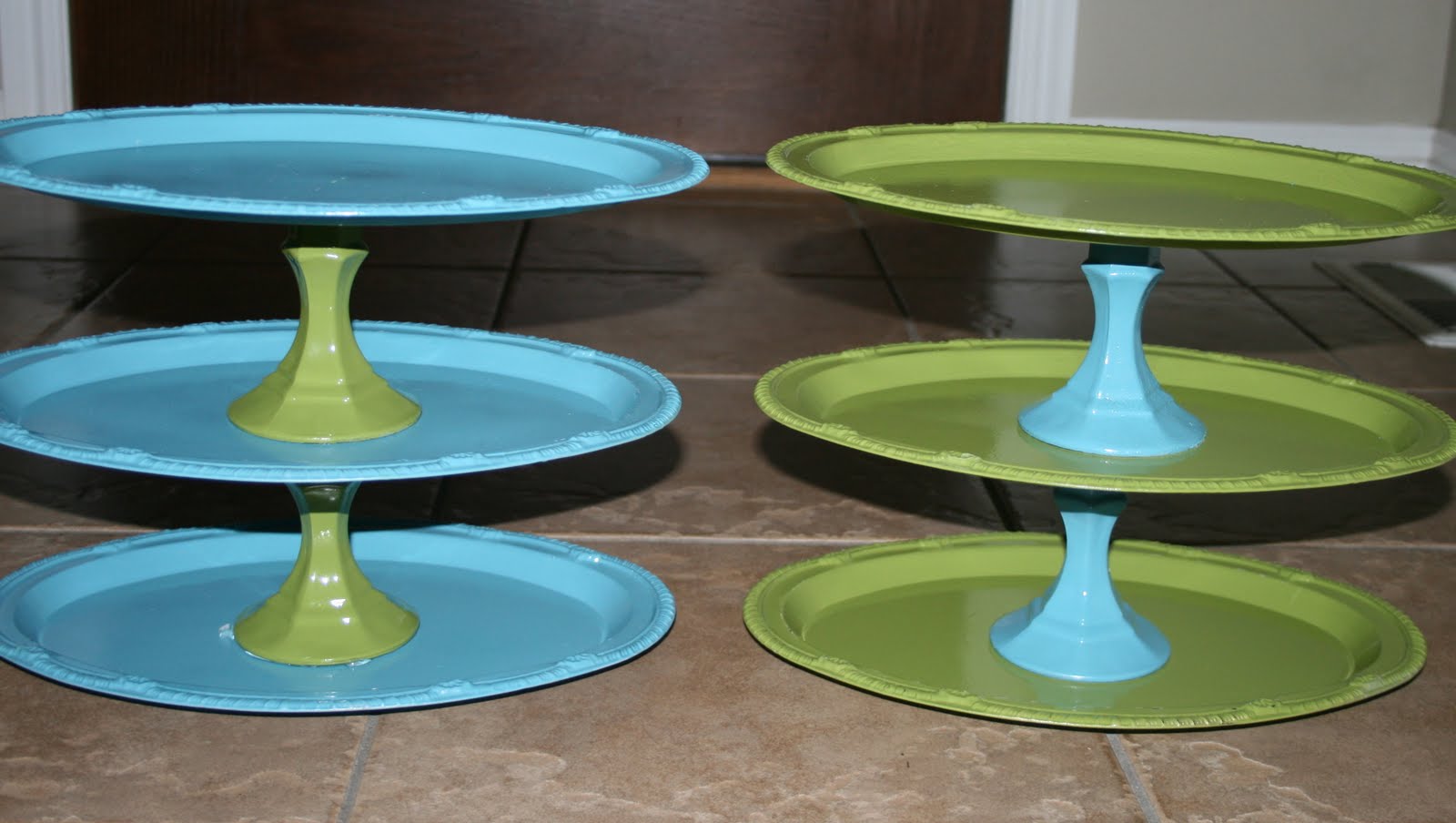 Creative Juices Tiered Trays from Dollar Tree