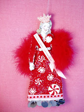 The Christmas Queen paperdoll ornament