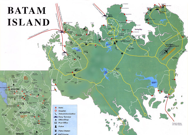 Batam Island Map