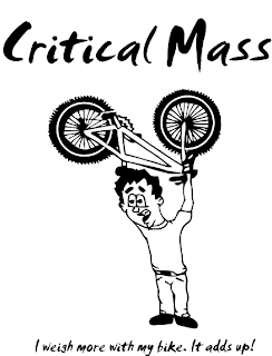 Cycling T-shirt Design - Bikelift Critical Mass