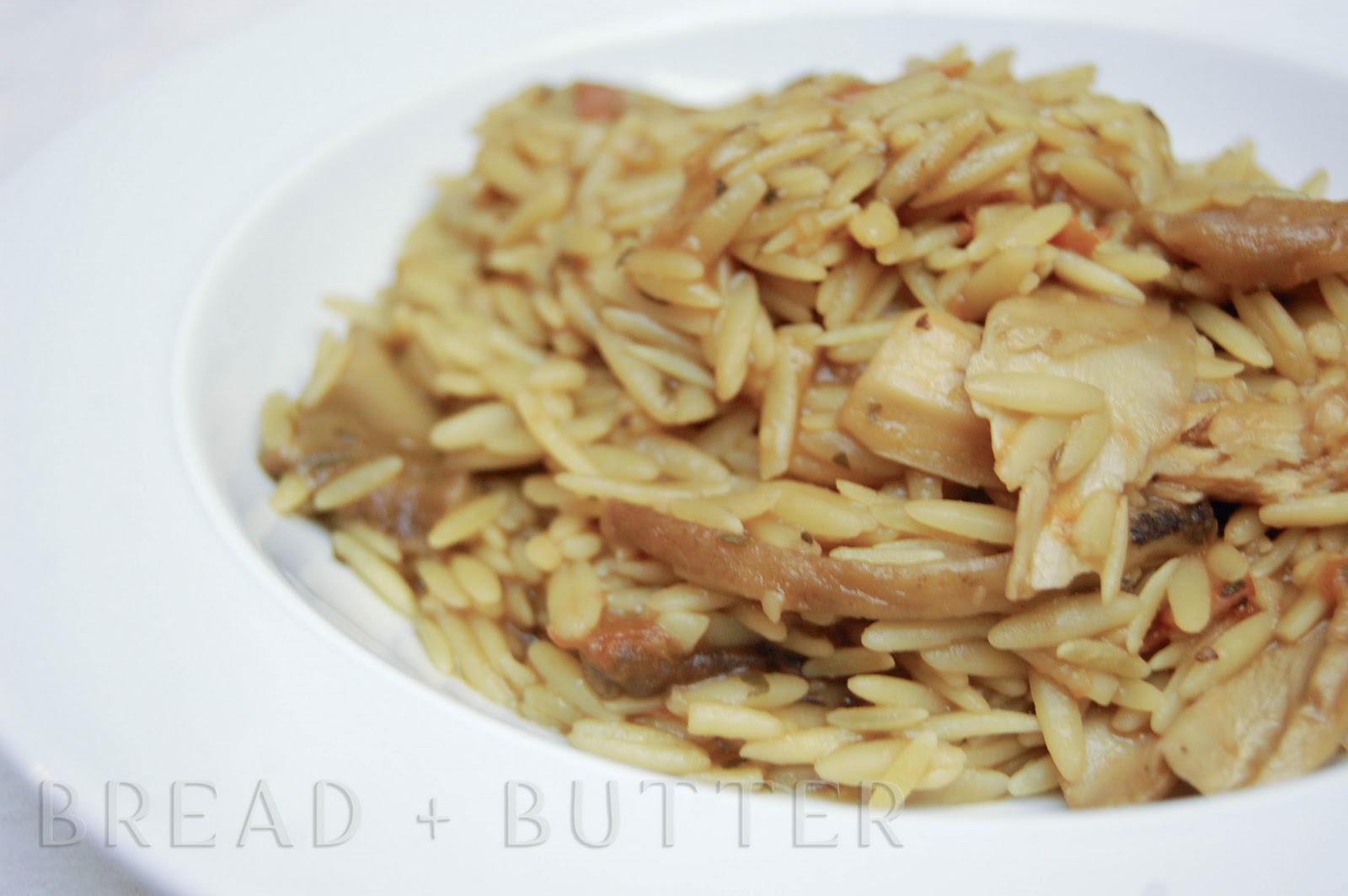 Bread + Butter WIld Mushroom Orzo