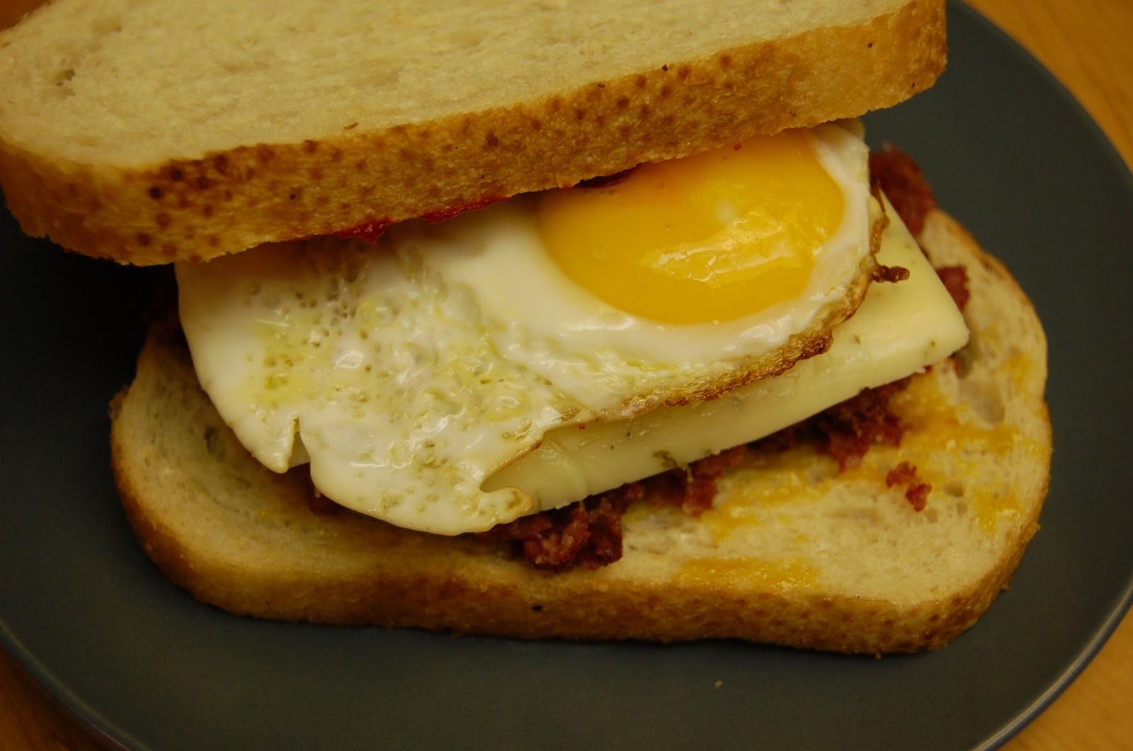 Bread + Butter Sausage Patty Sandwich