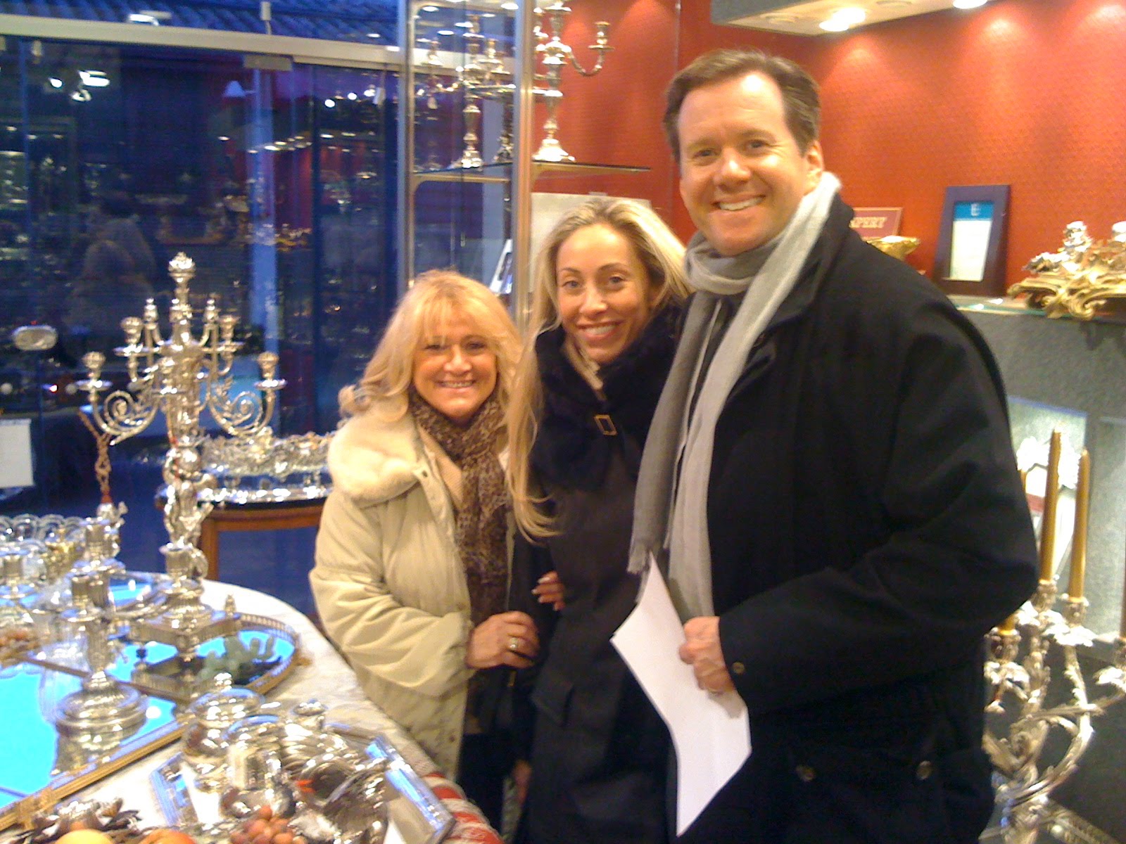 oliviasilver BIRON visite dans notre galerie de Mr et Mme Francois M