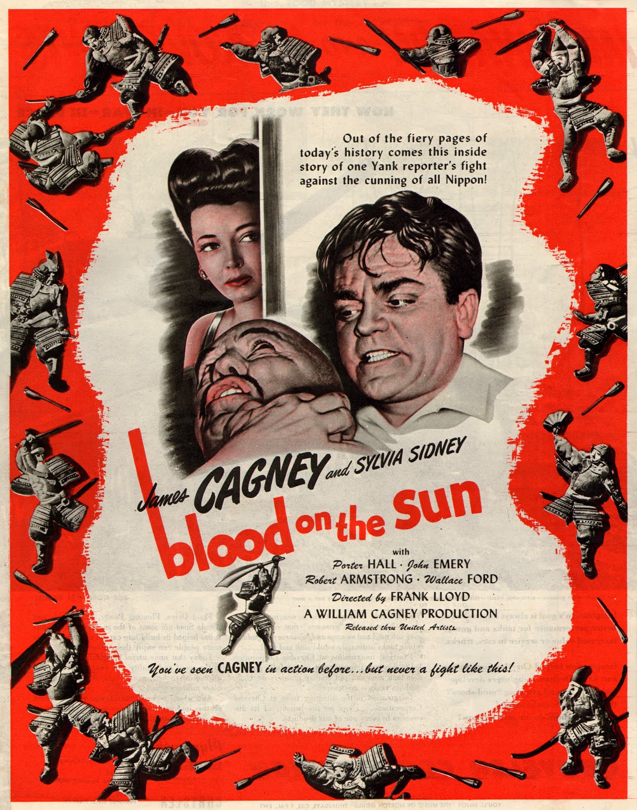 James Cagney: Denetlenemez Şiddetin Yükselişi ve Suç Sineması 1 – blood on the sun movie ad 1945