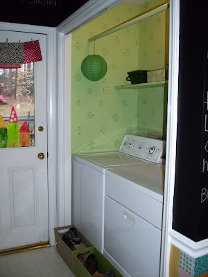 sara's art* house: laundry room before and after