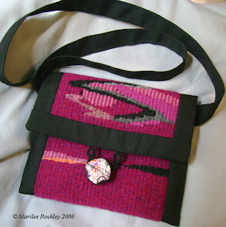 Yarnplayer's Tatting Blog: My handwoven tapestry bags - 3 finished!