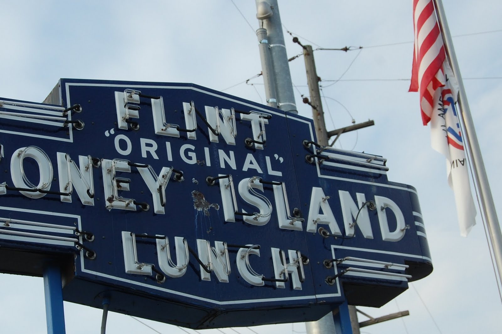 in search of coneys TOM Z'S FLINT'S ORIGINAL CONEY ISLAND