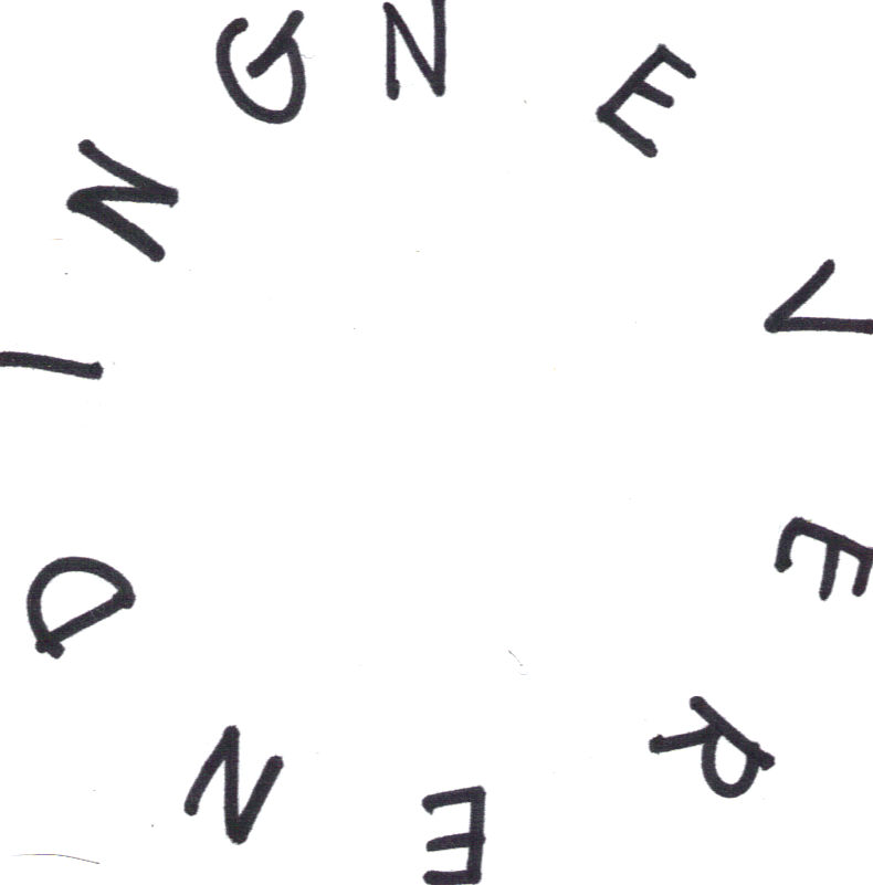 Everything Under the Sun Poem 7 Concrete Poem 1 One Word