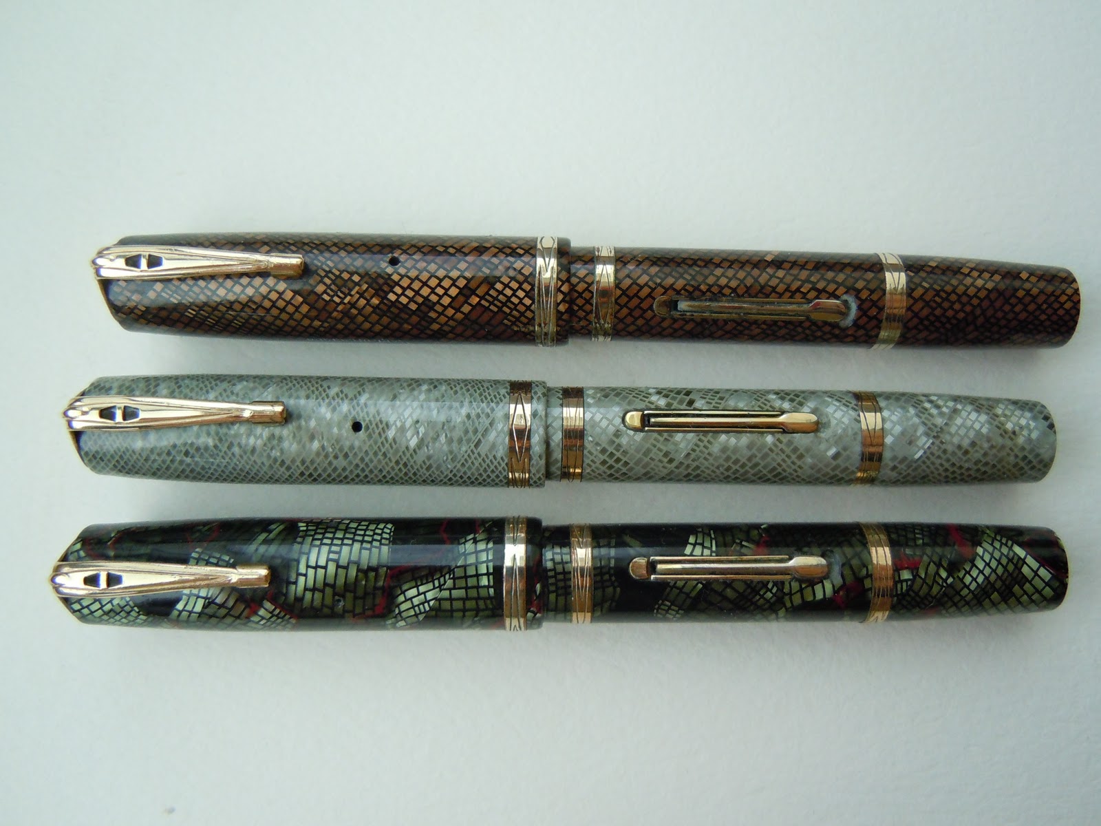 old fountain pens just for fun Trhee scarce and desirable Canadian