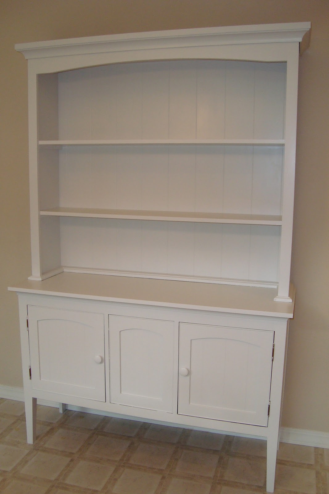 Christine's Favorite Things Painted White Hutch