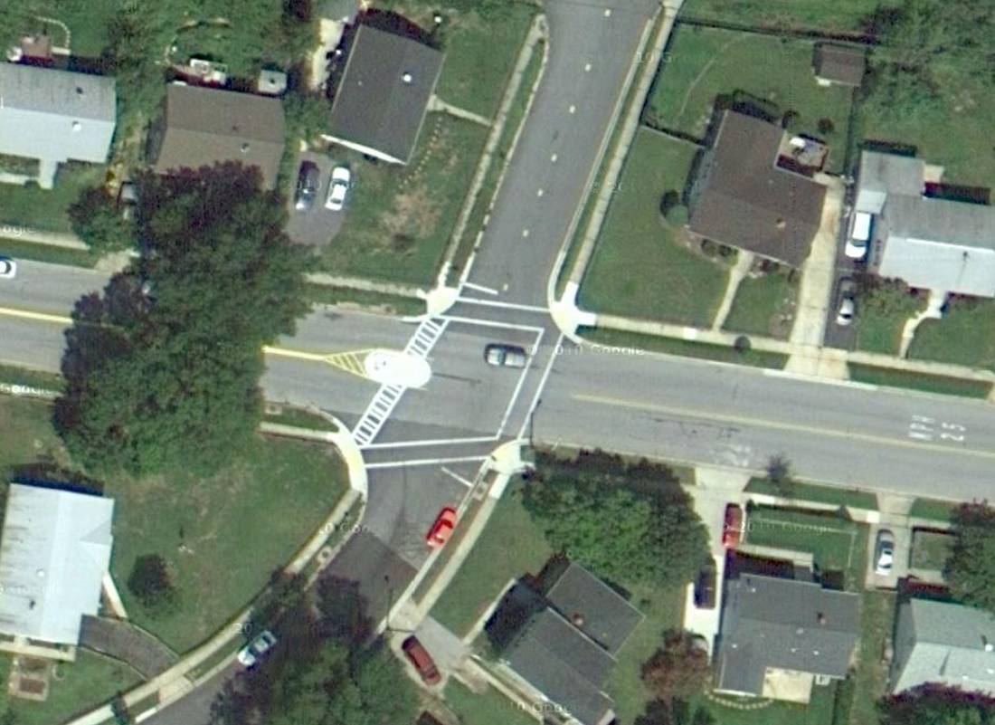 WALK LAUREL Aerial view of Laurel Google updates its maps