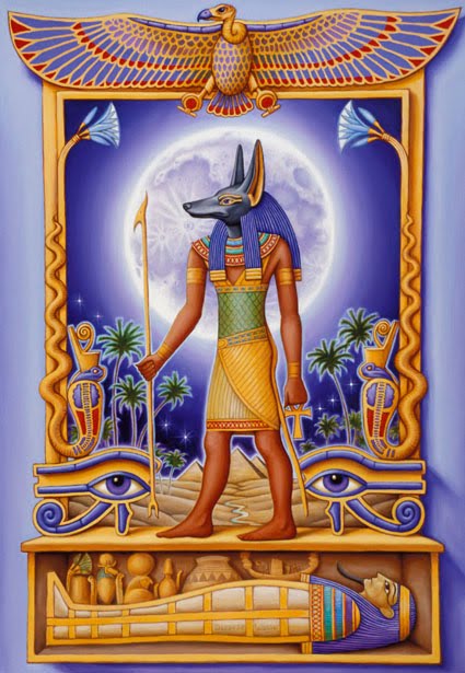 The Egyptian gods and goddesses were mostly, at least partly anthropomorphic 