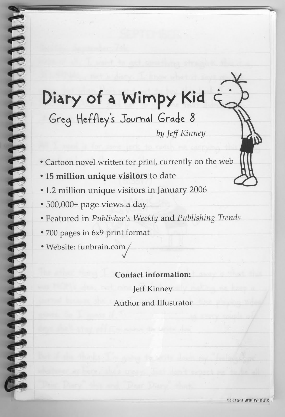 Mishaps and Adventures: A Look Back on Diary of a Wimpy Kid the Book ...
