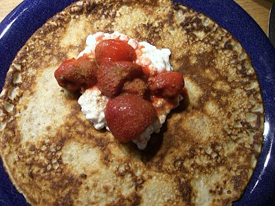 CIMG6884 - Fiberrika nyttiga pannkakor blev dagens lunch