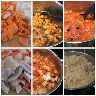 Torskgryta+med+crabsticks - Torskgryta med crabsticks