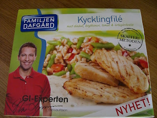 GI+mat+kyckling - Ola Lauritzsons kycklingfilé med dinkel, brytbönor, tomat och örtagårdssås