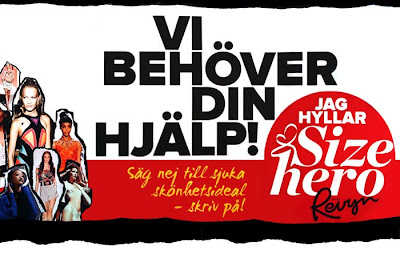 size-hero - Säg nej till sjuka skönhetsideal - Skriv på för size hero