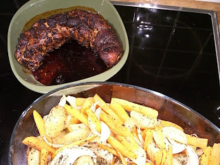 CIMG5105 - Fläskfilé med ugnsrostade rotfrukter