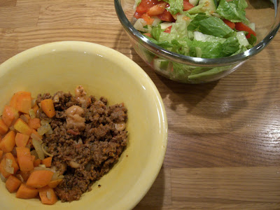 CIMG6018 - Köttfärs med bönor till middag - bra med proteiner