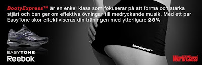 Reebok+Easy+Tone+och+World+Class+Booty+Express - Med Reebok Easytone maxar du din träning