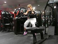 Tricepsmaskin+WC+Vasastan - Regnigt och blött och sedan styrketräning