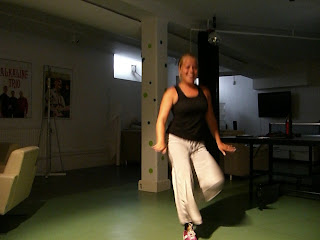 Aerobics+Karin - Morgonträning innan första jobbdagen efter semestern