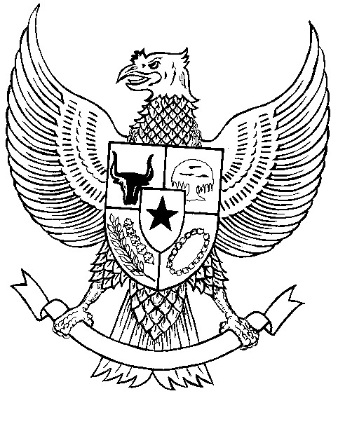 Gambar Mewarnai Burung Garuda Pancasila