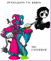 Juggalo vs. emo Mwahaha