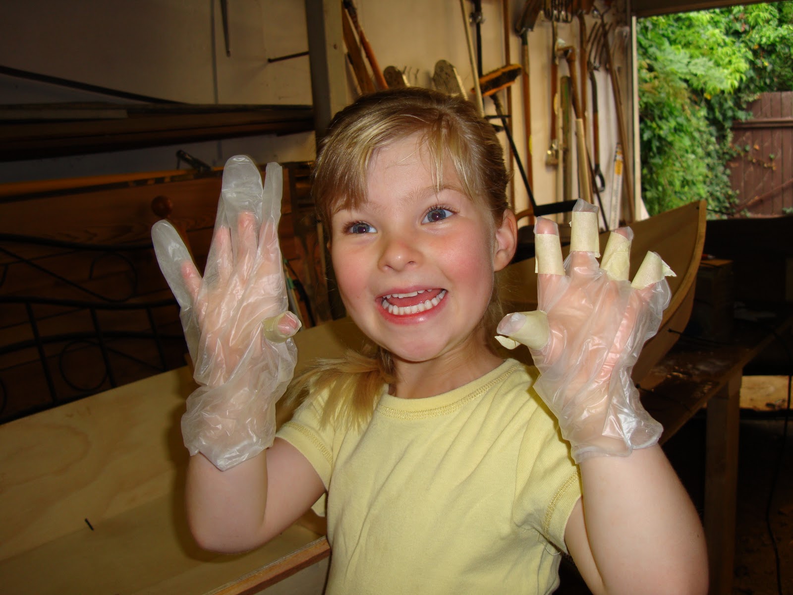 My First Boat A novel use for a tongue depressor.