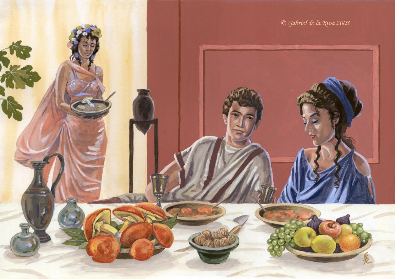 Heranças de Roma Comidas e bebidas