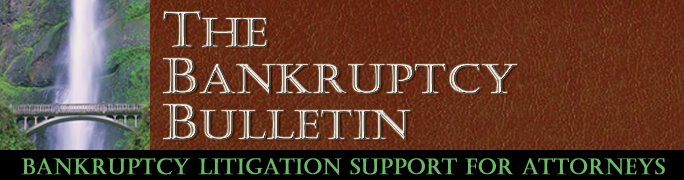 Today's Practice-Critical Bankruptcy Bulletins: 08/27/08