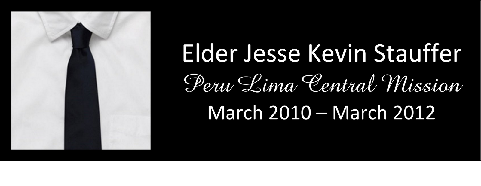 Elder Jesse Kevin Stauffer