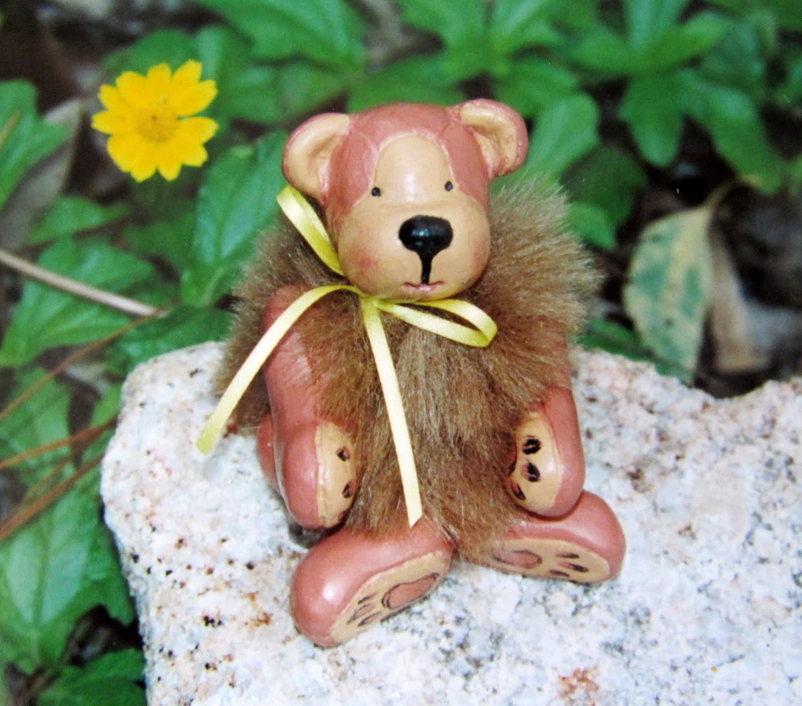 The Inner World of Emma's Bears The first clay/fur bear