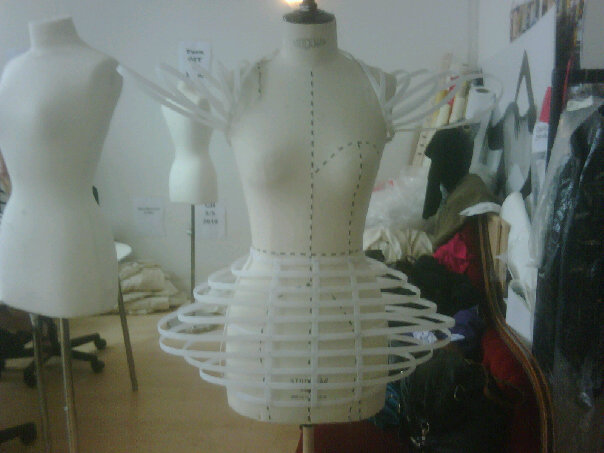 Cage Dresses I Made for the L'Oreal Colour Trophy