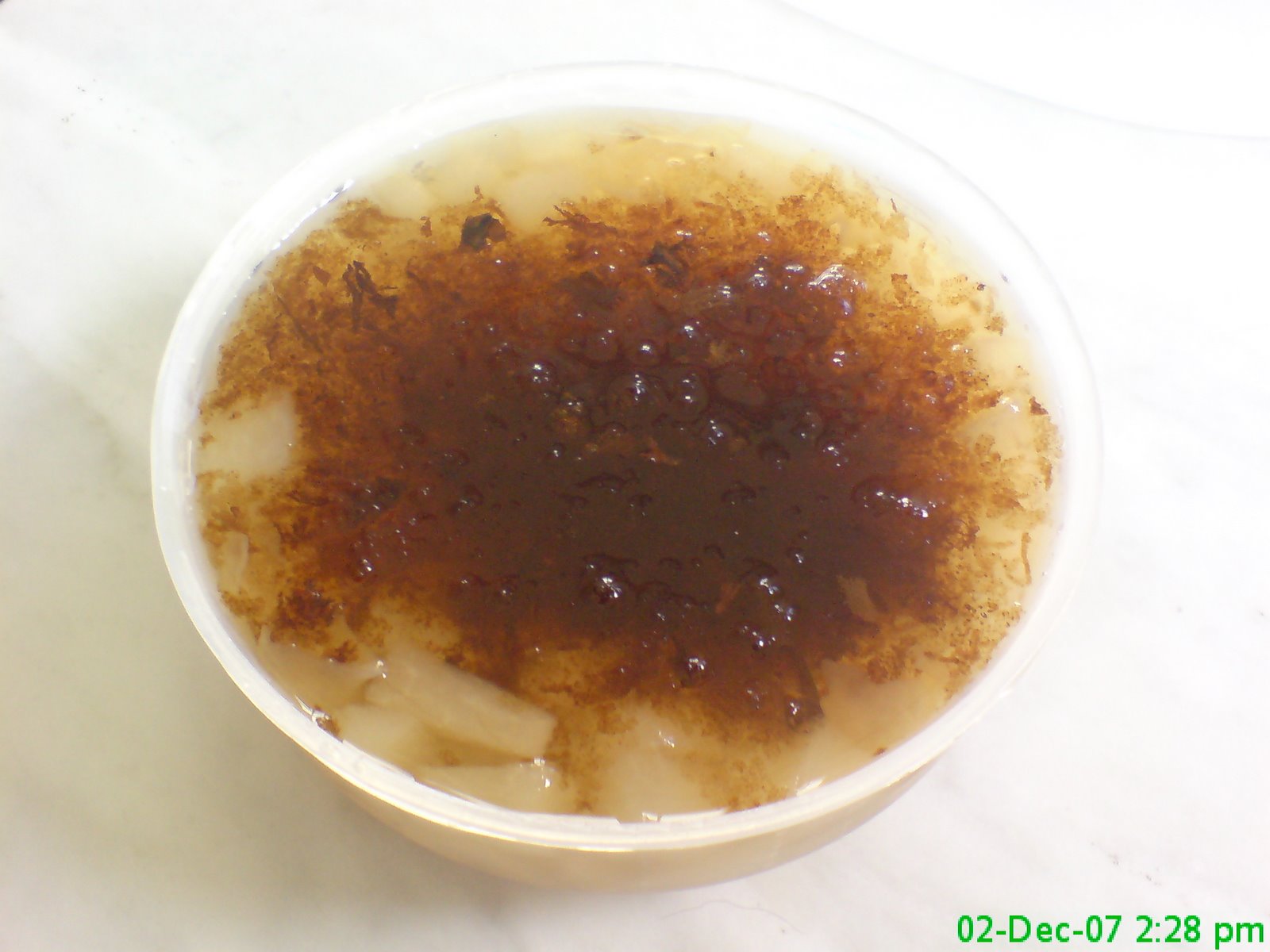 Life is Beautiful; Life is Love Pear, Fungus & "Black Jelly" Dessert