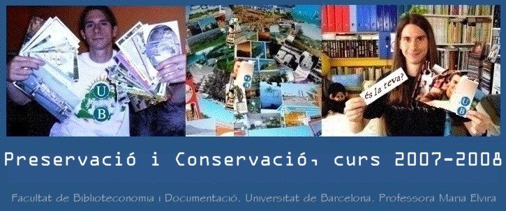 Preservació Conservació 2007-08