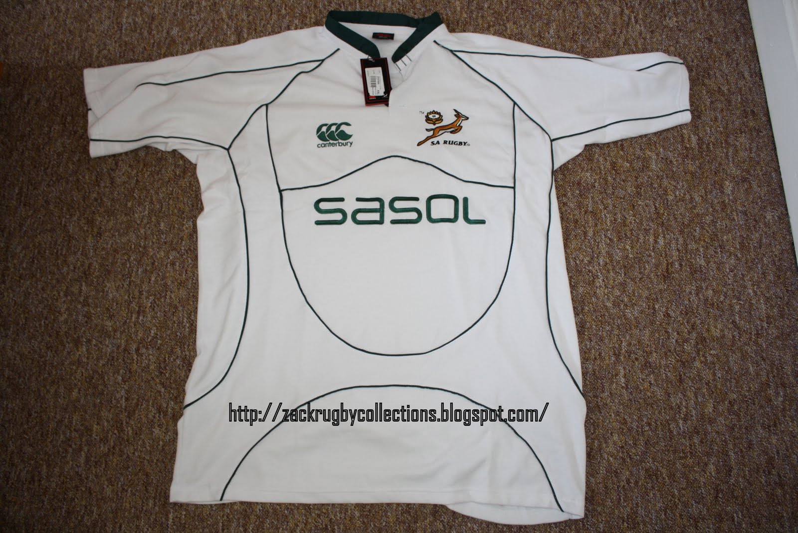 south africa rugby jersey 2007