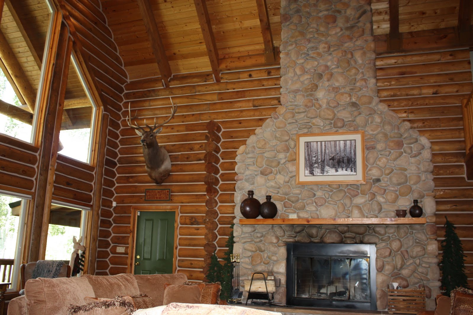 Timberlakes Cabin Beautiful Fully Furnished Log Cabin Great for