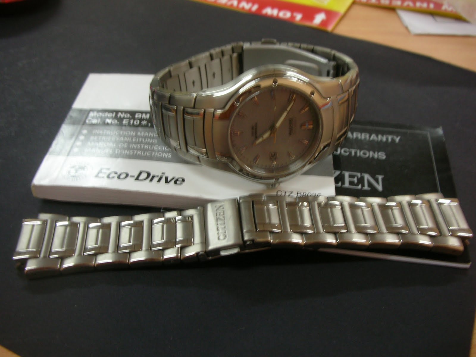 FASHION CARE 2U: Citizen Titanium Ecodrive 100M WR Men Watch