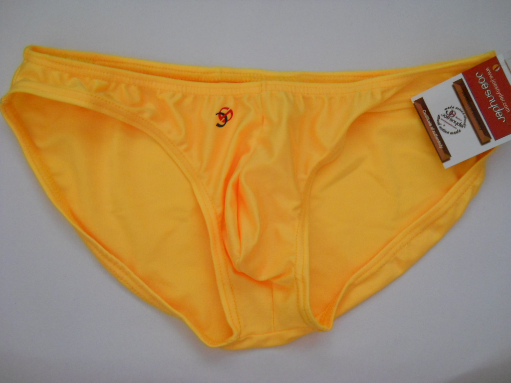FASHION CARE 2U: UM011 Yellow Intimate Briefs Underwear Sexy Men's Shorts