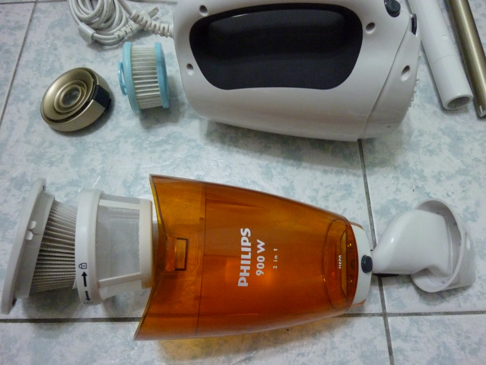 JC 開箱 PHILIPS FC6132 飛利浦直立手持式二合一吸塵器