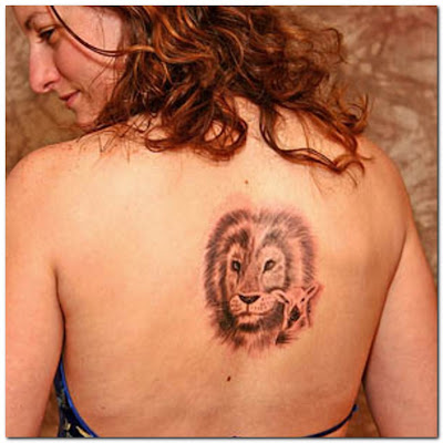 The Lion tattoos are known to symbolize different aspects of life.