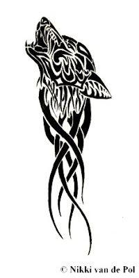 Tattoo Wolf Tribal Designs 4