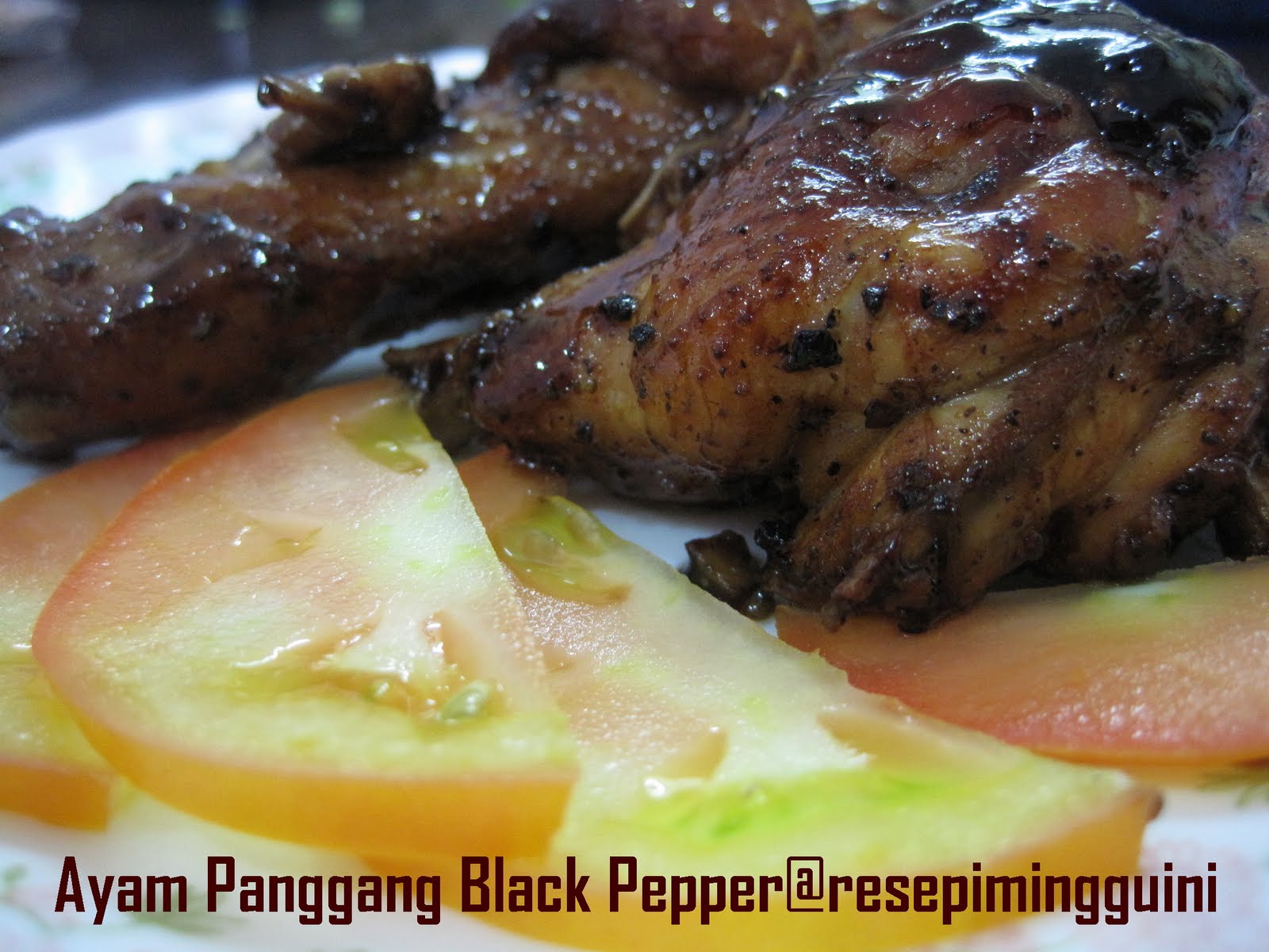 Ayam Panggang Black Pepper  Resepi Minggu Ini