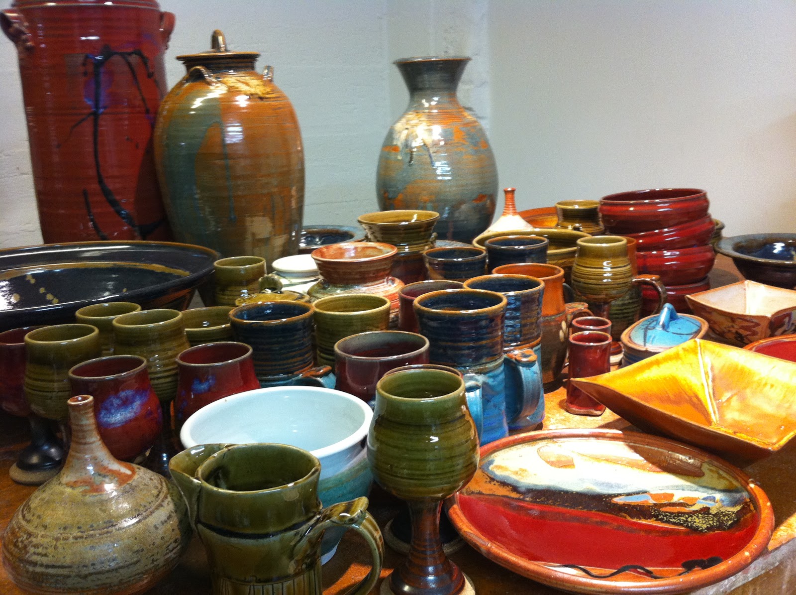 David Frank Pottery Show Pieces...