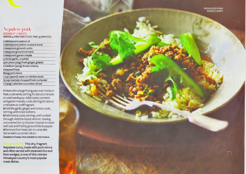 quelques petites bagatelles Nepalese Pork Mince Curry